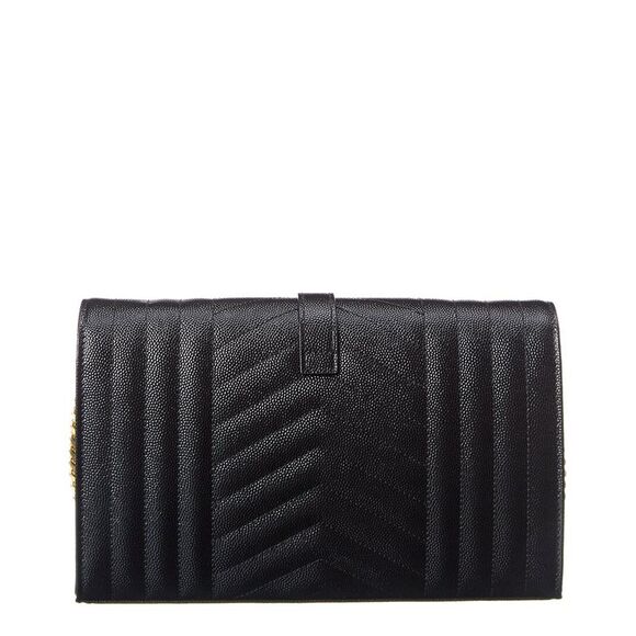 Saint Laurent Leather Wallet On Chain - Picture 2 of 4